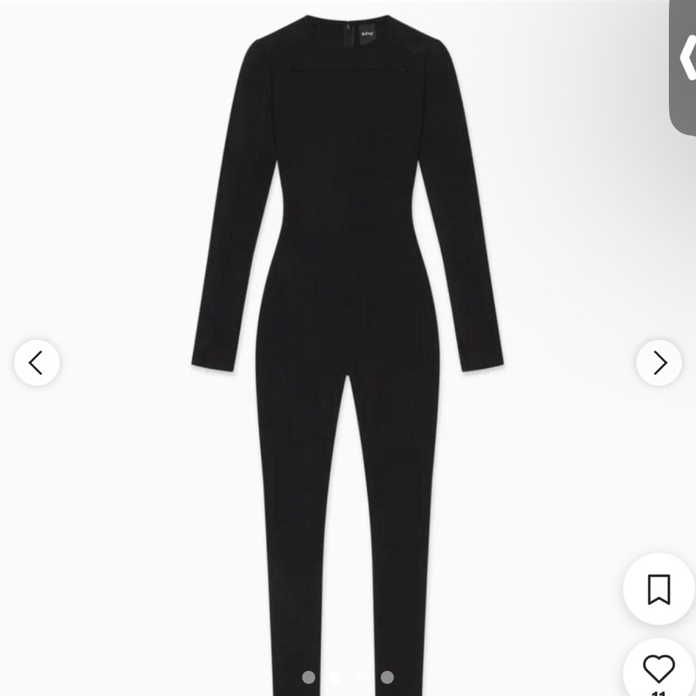Elegant Black Long Sleeve Jumpsuit